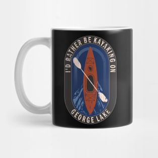 Id Rather Be Kayaking On George Lake in Wisconsin Mug